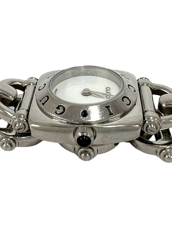 Gucci Horsebit Chain Stainless Steel Quartz Watch Wrist Silver main image 4